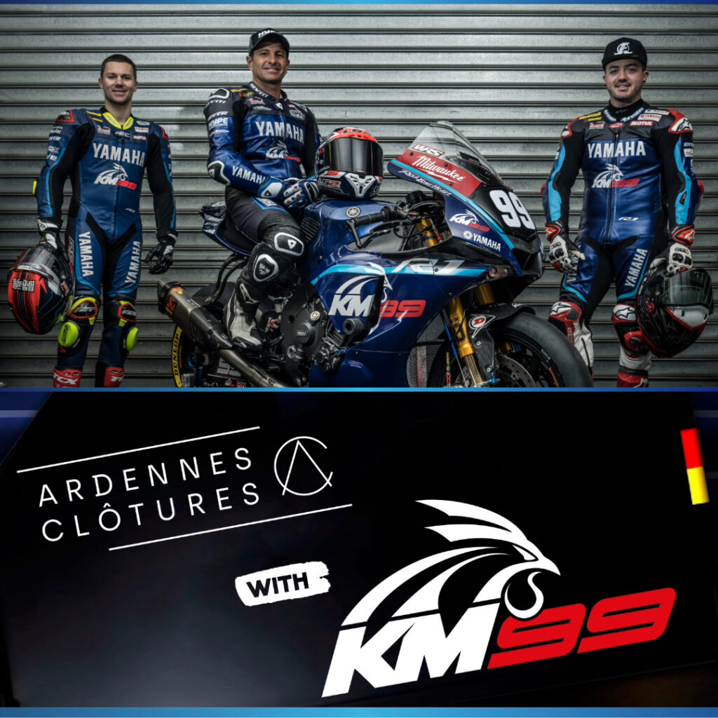 Ardennes Clôtures est fière d'être engagée aux côtés de l'écurie Yamaha Motor Co., Ltd. Racing KM99 pour le championnat du monde d'endurance EWC!